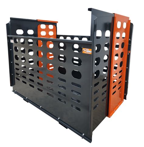 skid steer cow panel attachment|Calf Mover/Carrier for Skid Steers .